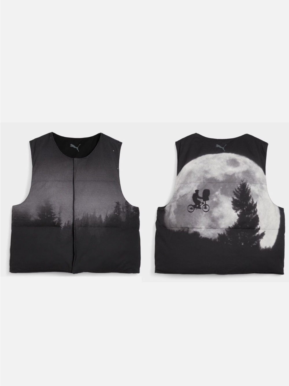 NWT PUMA Hoops x E.T. Men's Reversible Puffer Vest XL